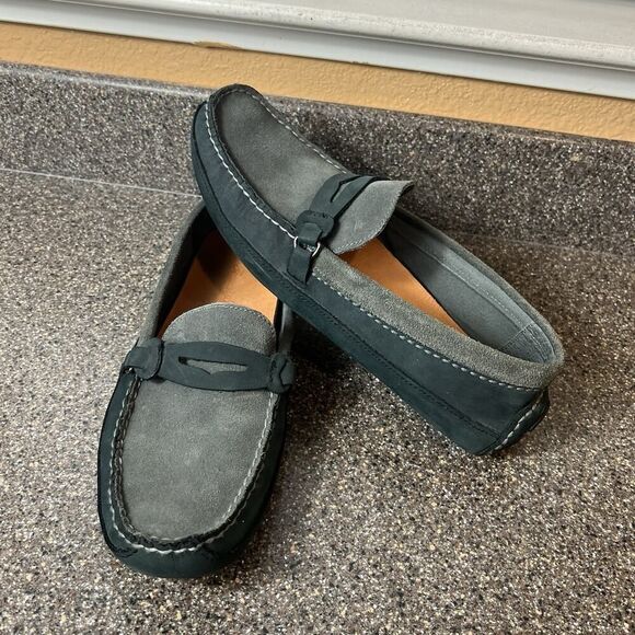 Tommy Bahama Blue/Gary Leather Slip on Comfort Casual Shoe Penny Loafer Mens 10M main image 5